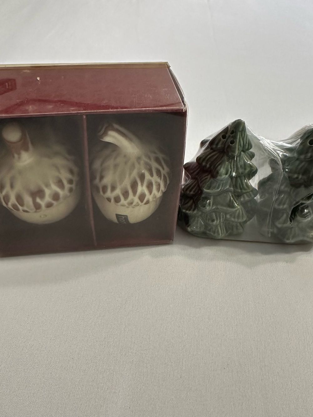 Ceramic Christmas Salt & Pepper Shakers.